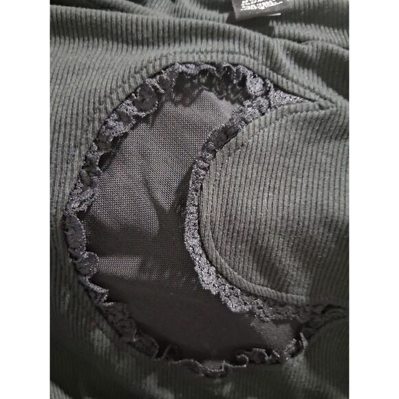 Hot Topic Celestial Moon Womens size 5X Ribbed Whimsigoth Witchy Fairygoth Dress - Picture 8 of 10